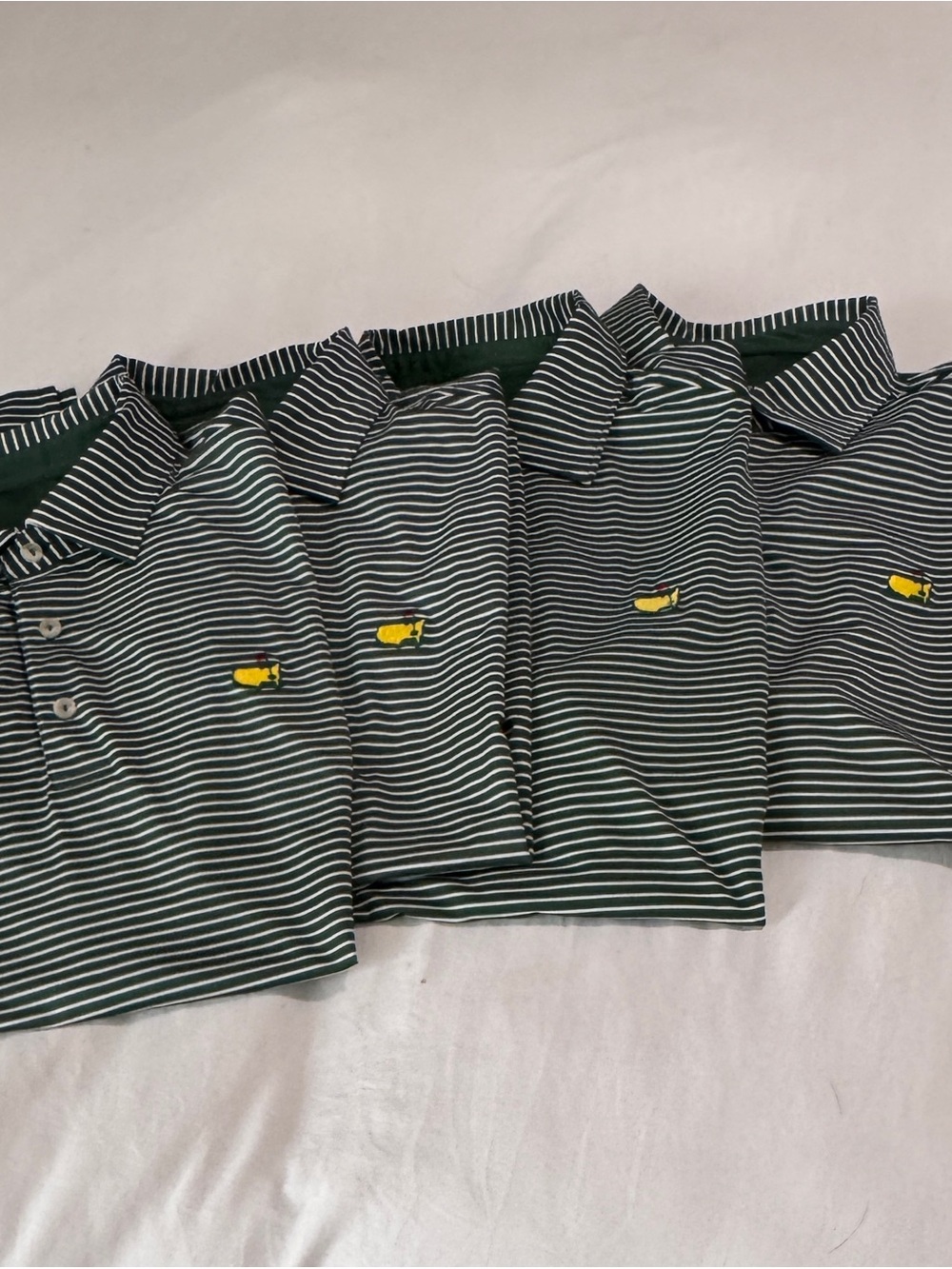 Masters Tech Men’s Polo Shirt Bundle – Size Medium (4 Shirts) perfect condition
